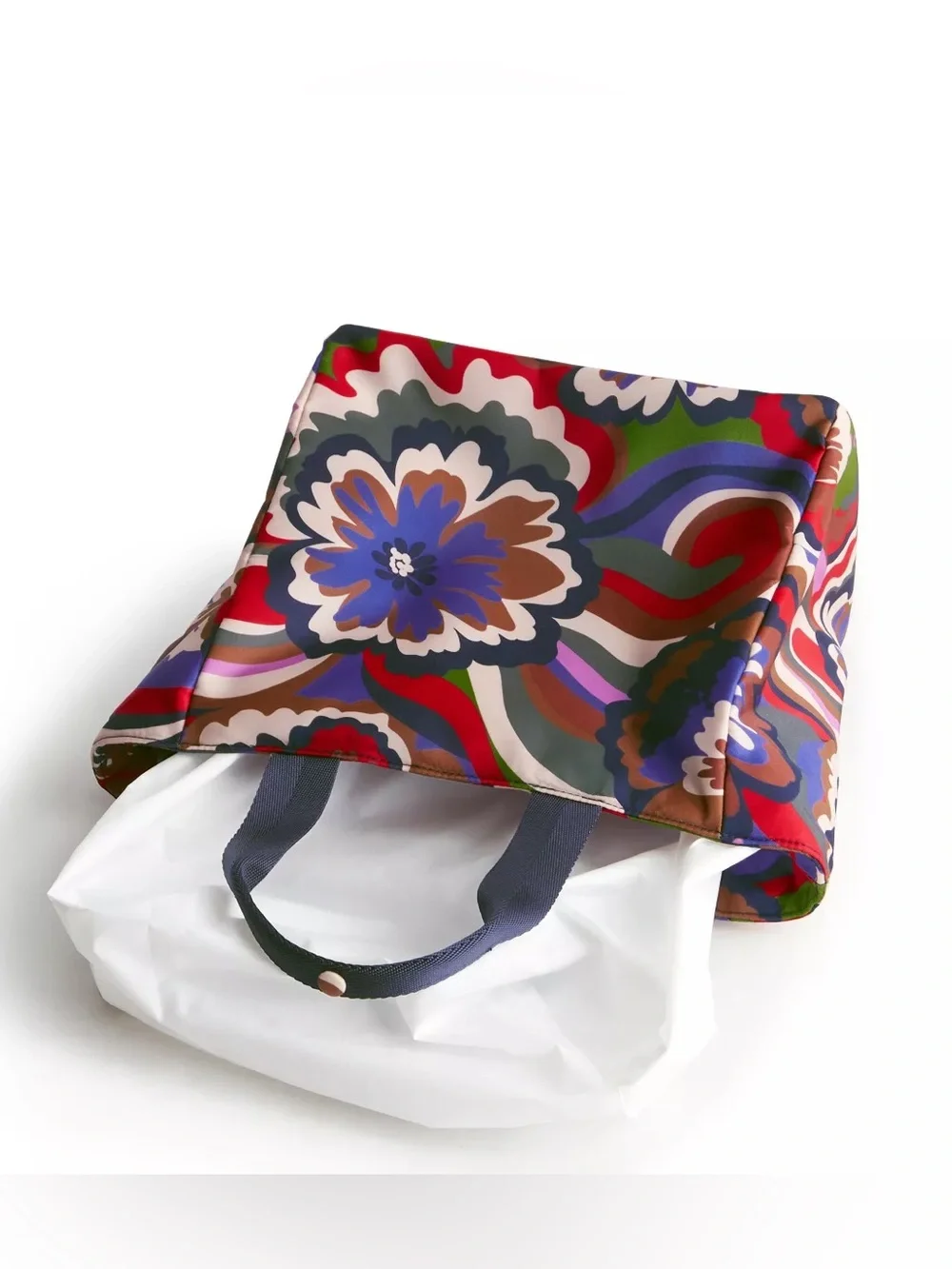 NWT Vera Bradley  Extra Large Nylon Lunch Tote Bag- Bossanova Bold - Picture 3 of 3